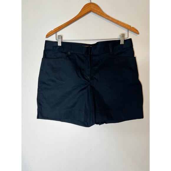 Ellen Tracy womens Size 8 Shorts Chino 5” Black Casual Beachy Preppy Academia - Picture 1 of 11